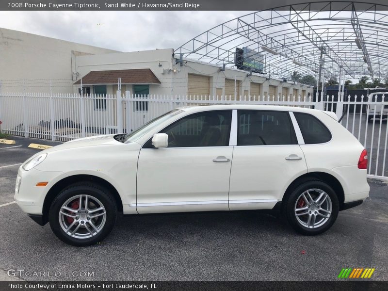 Sand White / Havanna/Sand Beige 2008 Porsche Cayenne Tiptronic