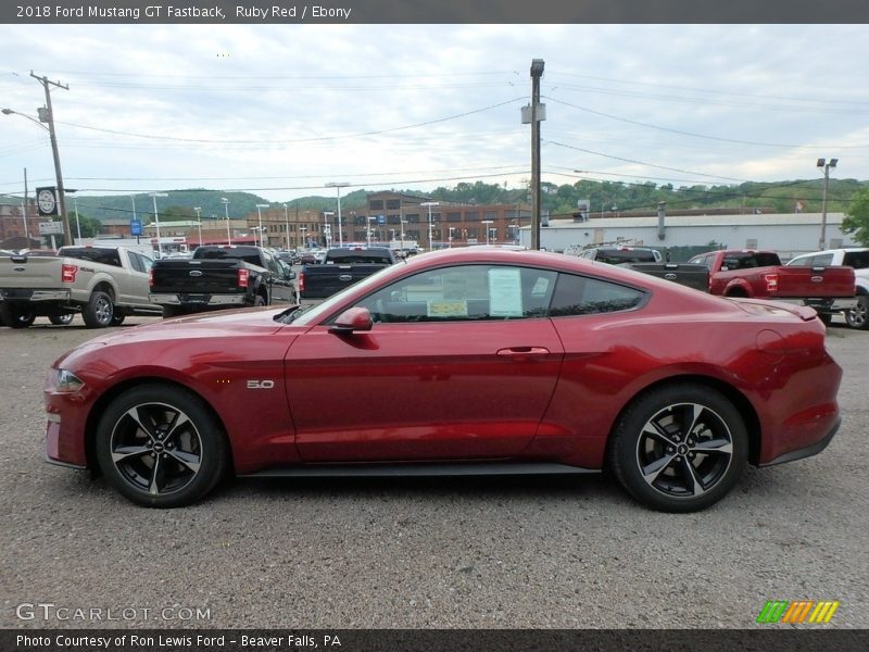 Ruby Red / Ebony 2018 Ford Mustang GT Fastback