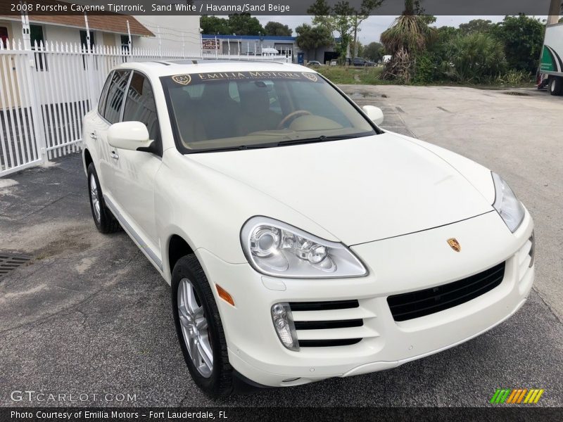 Sand White / Havanna/Sand Beige 2008 Porsche Cayenne Tiptronic
