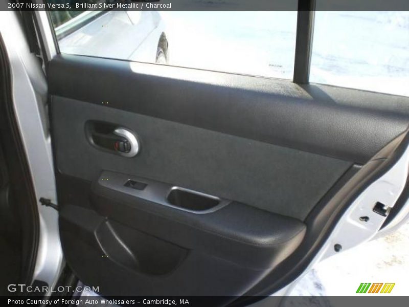 Brilliant Silver Metallic / Charcoal 2007 Nissan Versa S