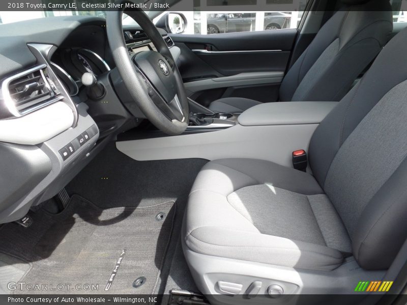 Celestial Silver Metallic / Black 2018 Toyota Camry LE