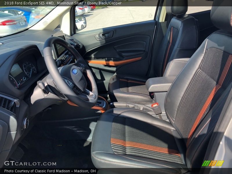 Front Seat of 2018 EcoSport SES 4WD