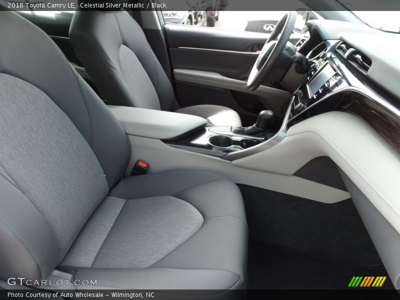 Celestial Silver Metallic / Black 2018 Toyota Camry LE