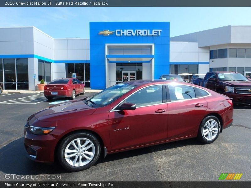 Butte Red Metallic / Jet Black 2016 Chevrolet Malibu LT