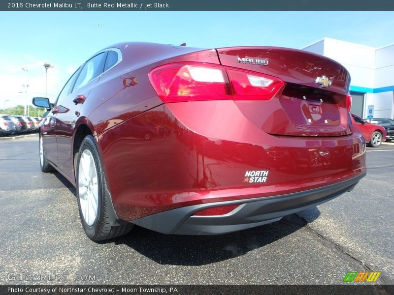 Butte Red Metallic / Jet Black 2016 Chevrolet Malibu LT