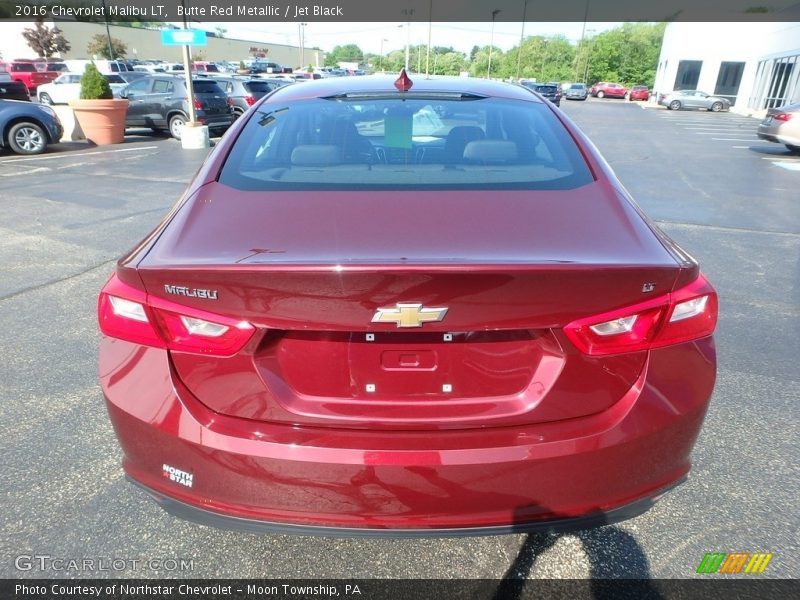 Butte Red Metallic / Jet Black 2016 Chevrolet Malibu LT
