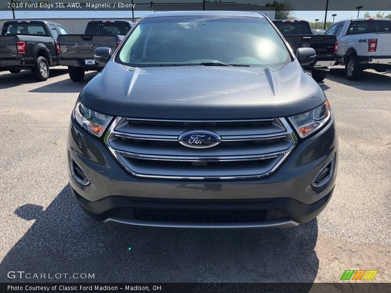 Magnetic / Ebony 2018 Ford Edge SEL AWD