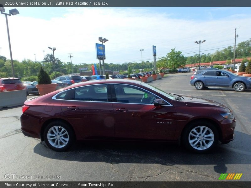 Butte Red Metallic / Jet Black 2016 Chevrolet Malibu LT