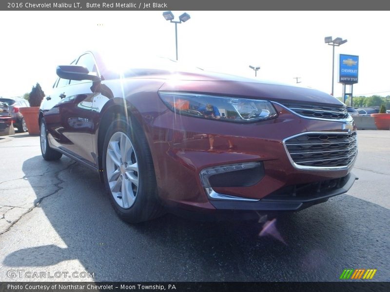 Butte Red Metallic / Jet Black 2016 Chevrolet Malibu LT