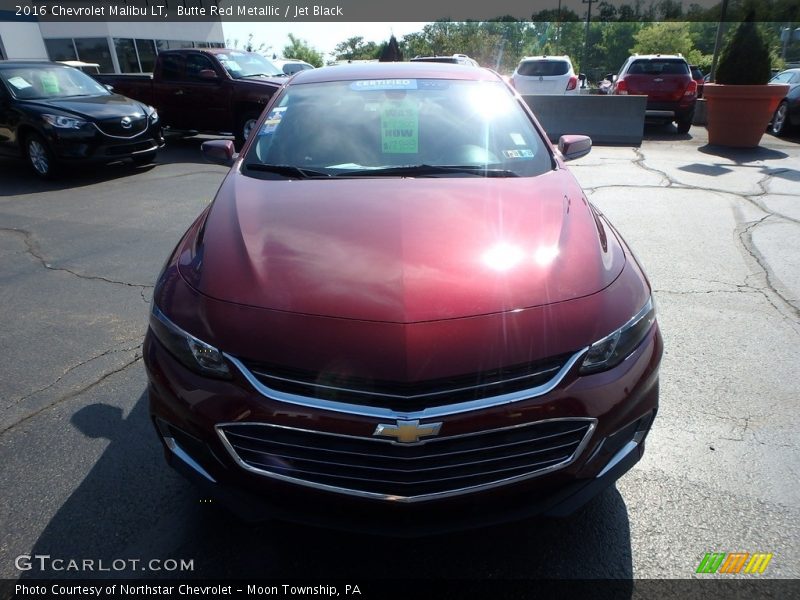Butte Red Metallic / Jet Black 2016 Chevrolet Malibu LT