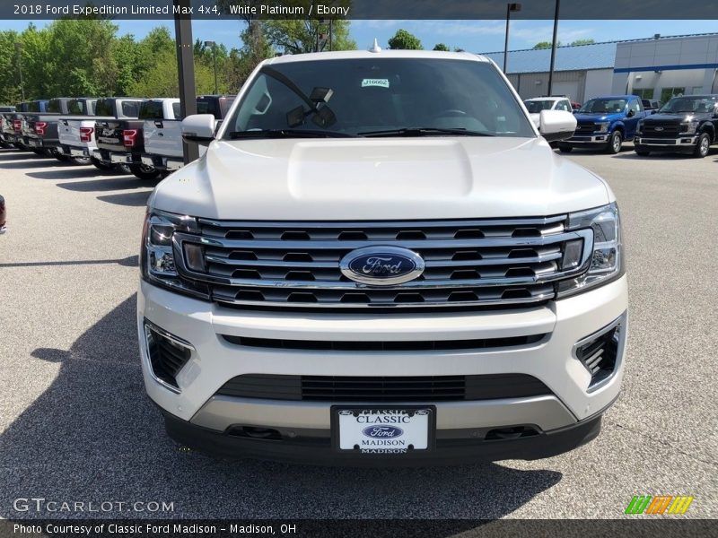 White Platinum / Ebony 2018 Ford Expedition Limited Max 4x4