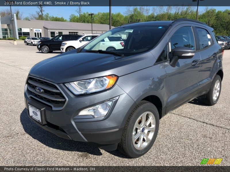 Smoke / Ebony Black 2018 Ford EcoSport SE 4WD