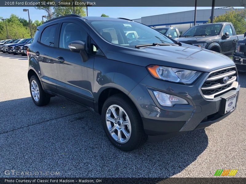 Smoke / Ebony Black 2018 Ford EcoSport SE 4WD