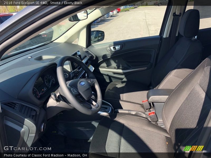 Smoke / Ebony Black 2018 Ford EcoSport SE 4WD