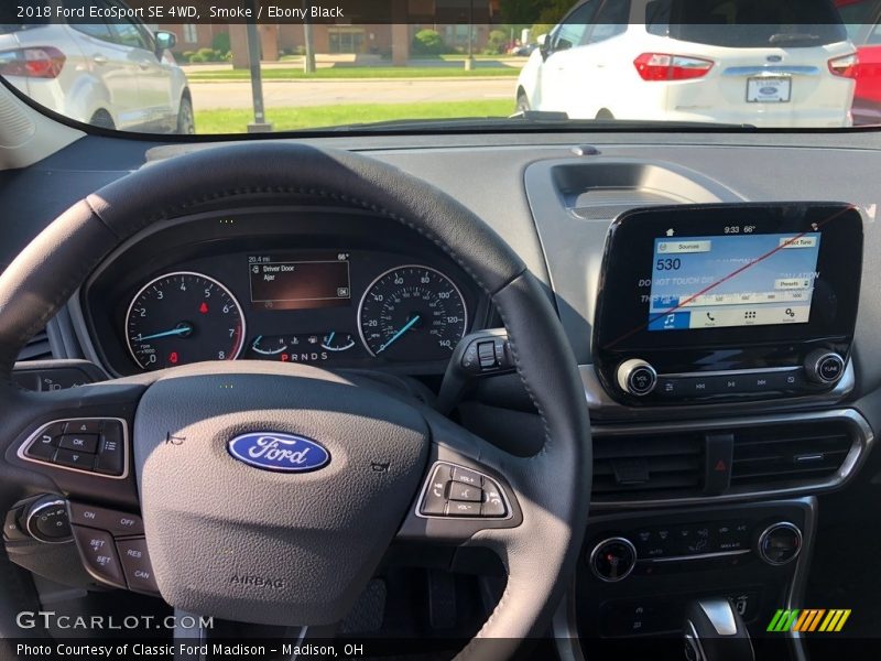 Smoke / Ebony Black 2018 Ford EcoSport SE 4WD