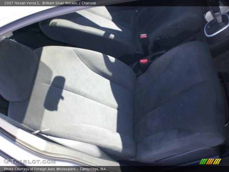 Brilliant Silver Metallic / Charcoal 2007 Nissan Versa S