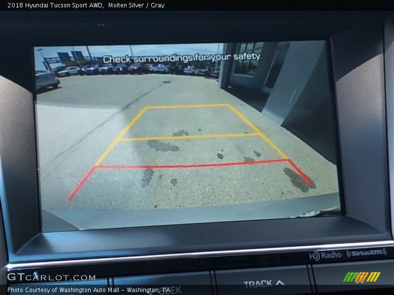 Molten Silver / Gray 2018 Hyundai Tucson Sport AWD