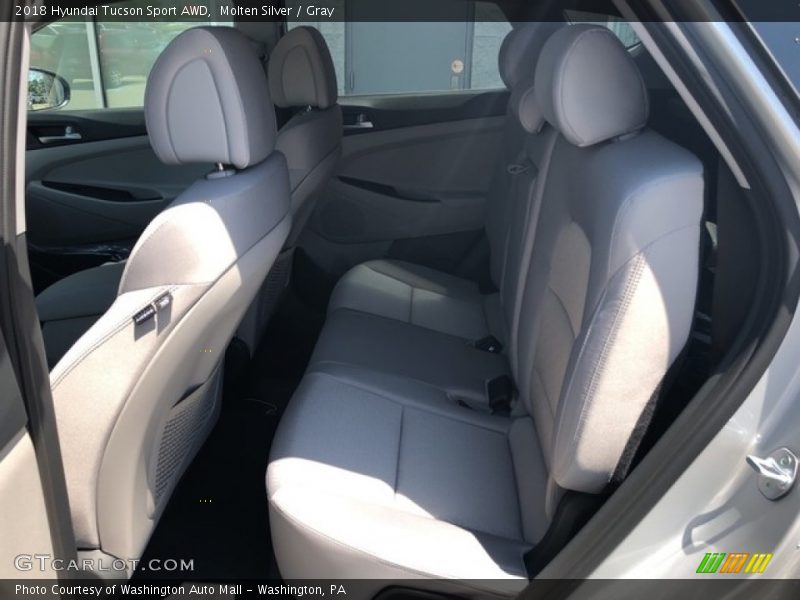 Molten Silver / Gray 2018 Hyundai Tucson Sport AWD