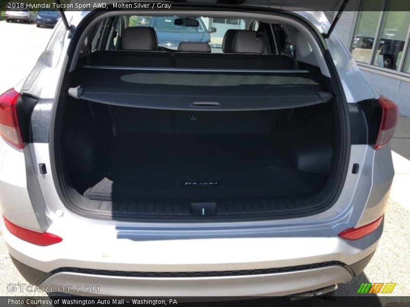 Molten Silver / Gray 2018 Hyundai Tucson Sport AWD