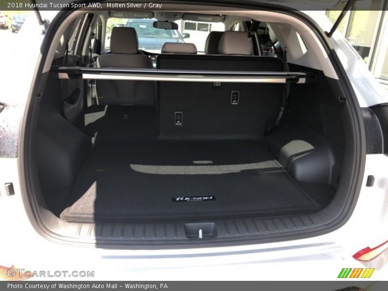 Molten Silver / Gray 2018 Hyundai Tucson Sport AWD