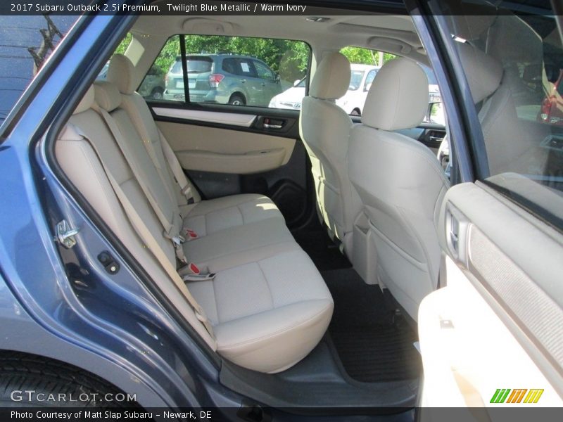 Twilight Blue Metallic / Warm Ivory 2017 Subaru Outback 2.5i Premium