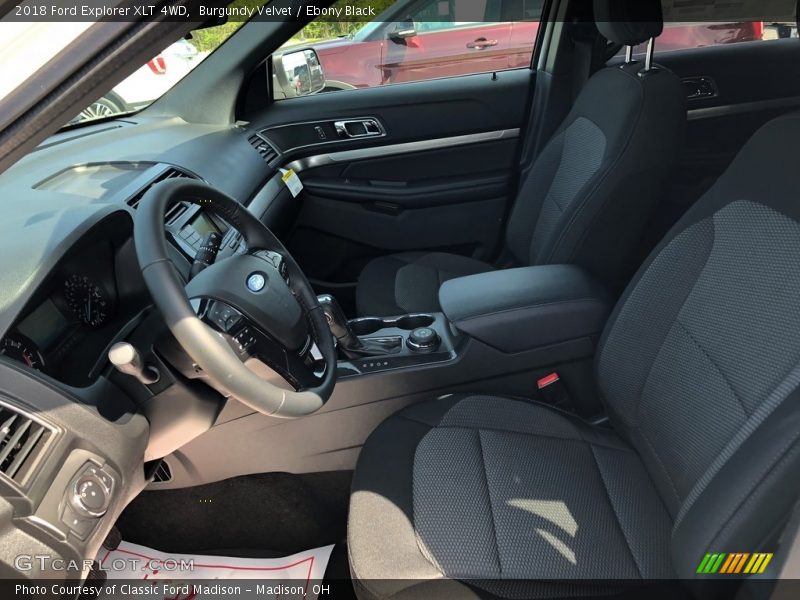 Burgundy Velvet / Ebony Black 2018 Ford Explorer XLT 4WD