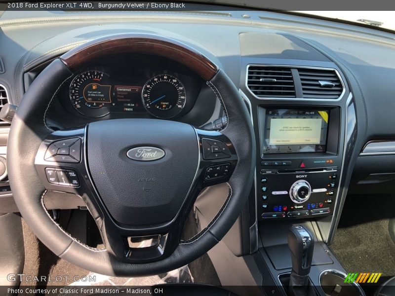 Burgundy Velvet / Ebony Black 2018 Ford Explorer XLT 4WD