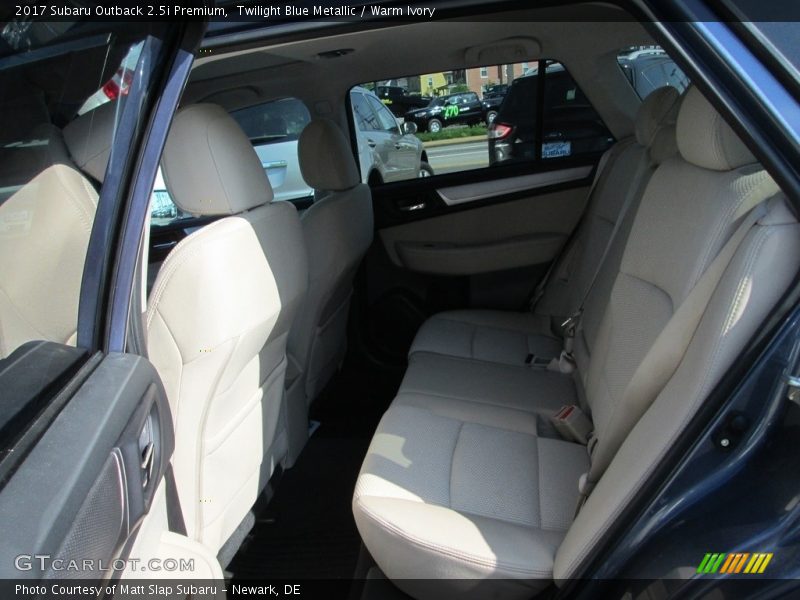 Twilight Blue Metallic / Warm Ivory 2017 Subaru Outback 2.5i Premium