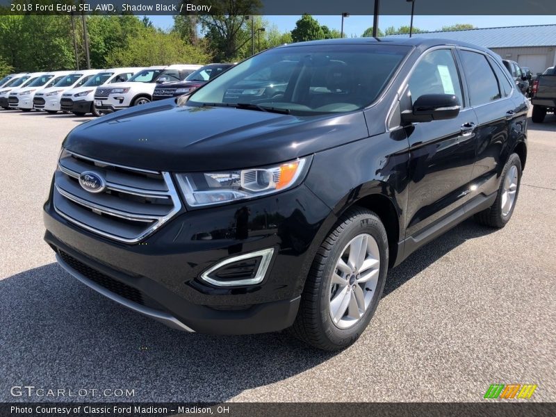Shadow Black / Ebony 2018 Ford Edge SEL AWD