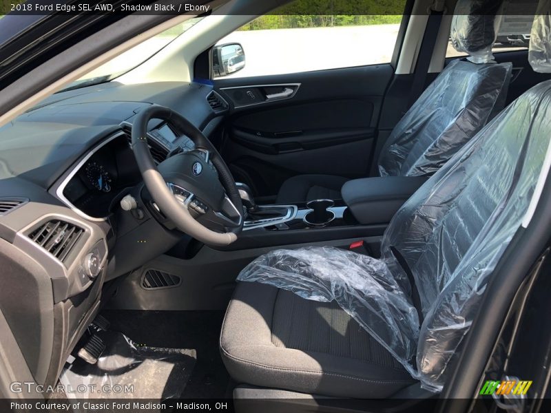 Shadow Black / Ebony 2018 Ford Edge SEL AWD
