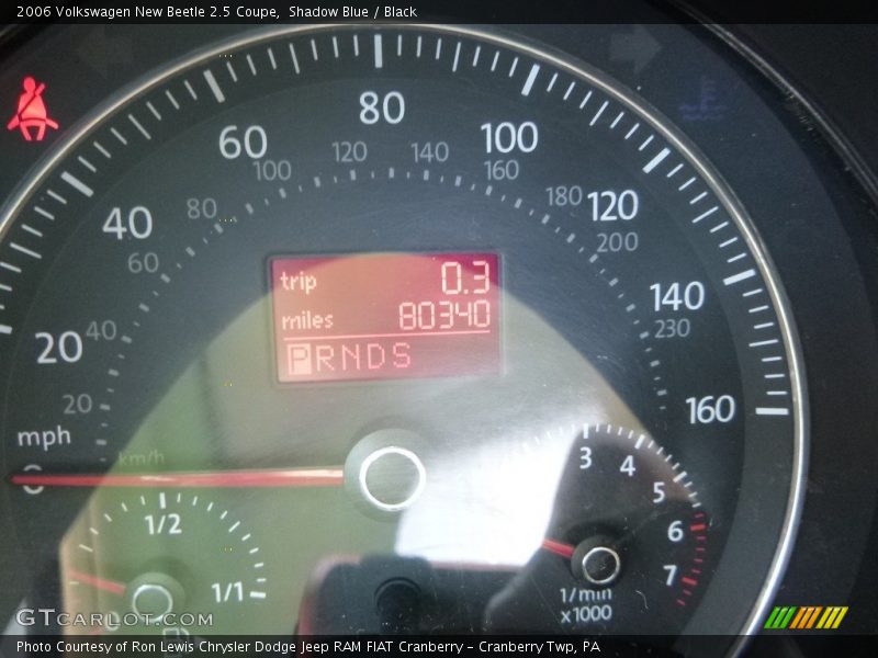 Shadow Blue / Black 2006 Volkswagen New Beetle 2.5 Coupe