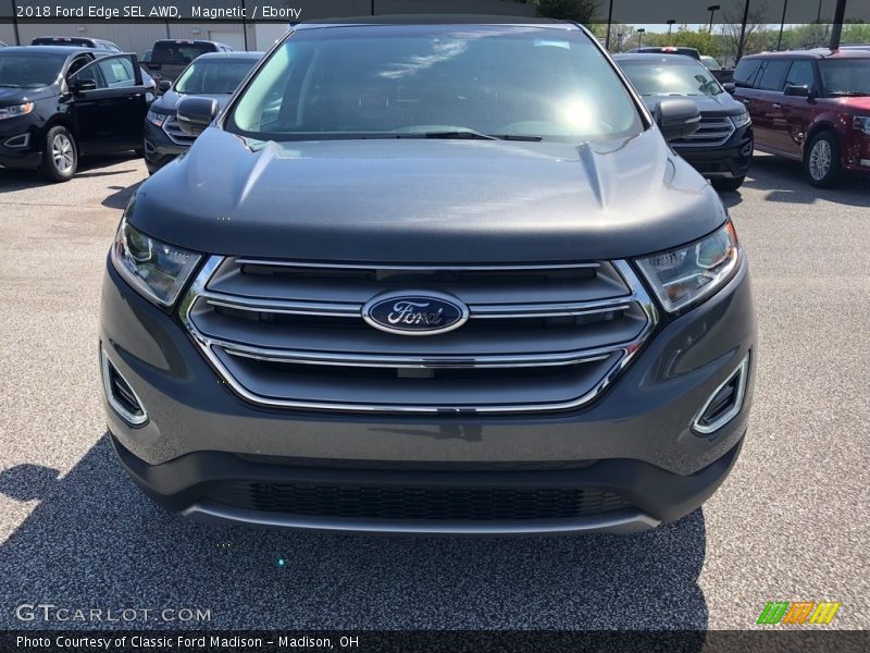 Magnetic / Ebony 2018 Ford Edge SEL AWD