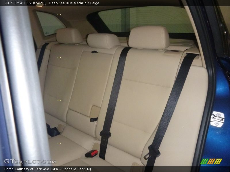 Deep Sea Blue Metallic / Beige 2015 BMW X1 xDrive28i