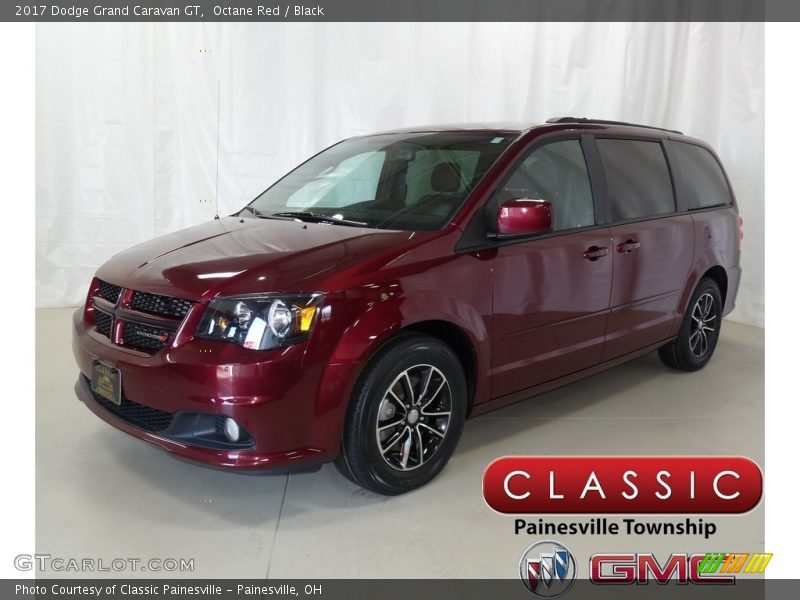Octane Red / Black 2017 Dodge Grand Caravan GT