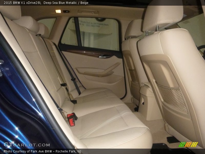 Deep Sea Blue Metallic / Beige 2015 BMW X1 xDrive28i