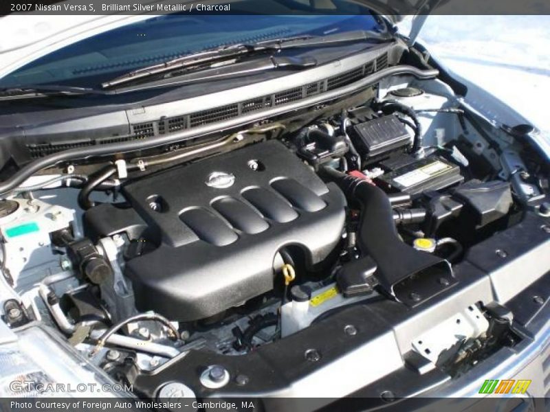 Brilliant Silver Metallic / Charcoal 2007 Nissan Versa S