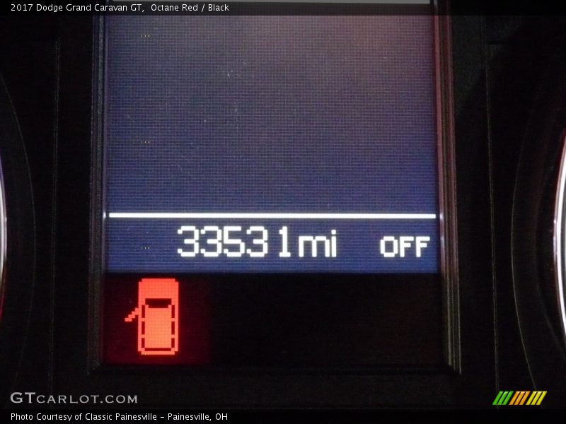 Octane Red / Black 2017 Dodge Grand Caravan GT