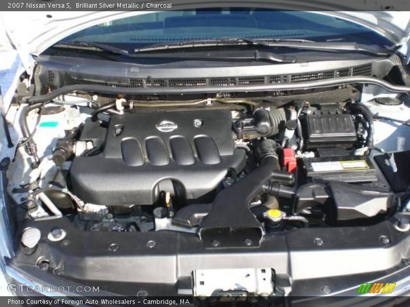 Brilliant Silver Metallic / Charcoal 2007 Nissan Versa S