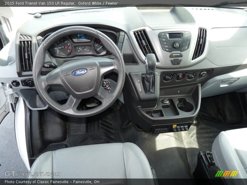 Oxford White / Pewter 2015 Ford Transit Van 150 LR Regular