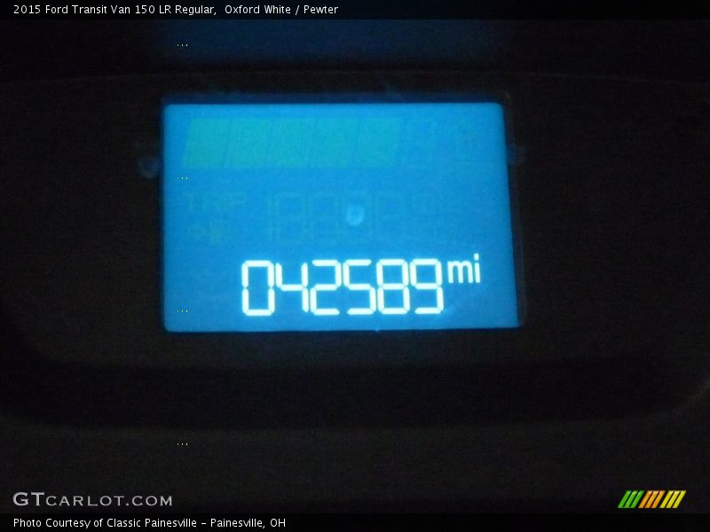 Oxford White / Pewter 2015 Ford Transit Van 150 LR Regular