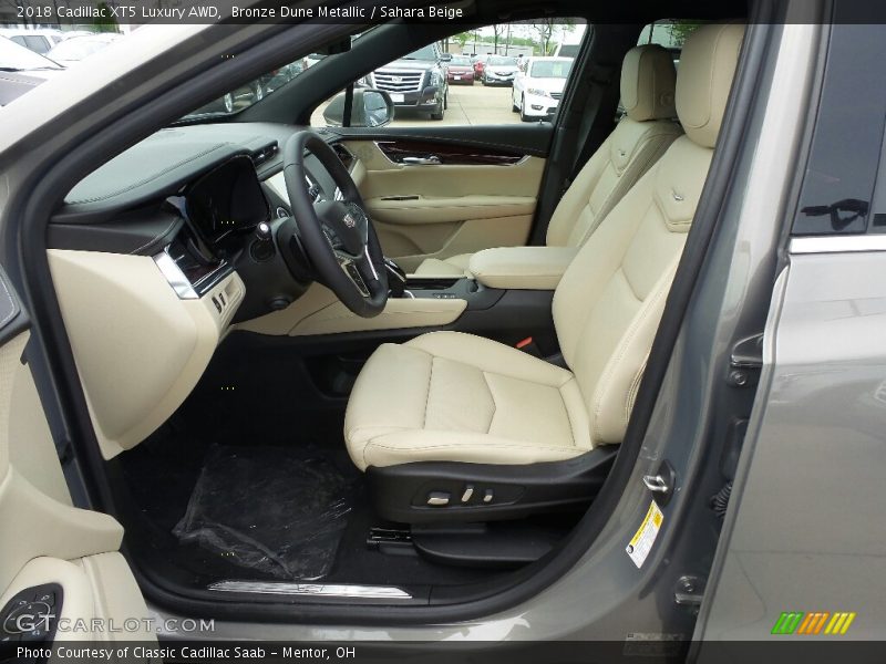 Bronze Dune Metallic / Sahara Beige 2018 Cadillac XT5 Luxury AWD
