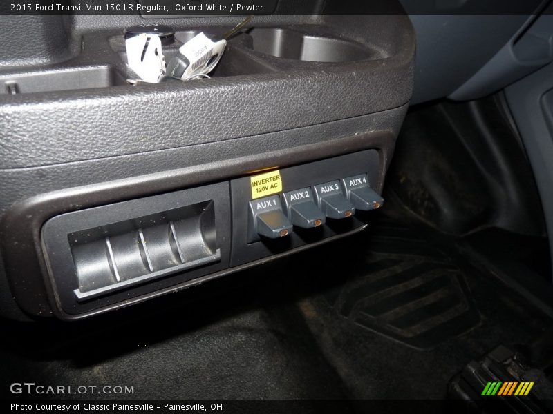 Oxford White / Pewter 2015 Ford Transit Van 150 LR Regular