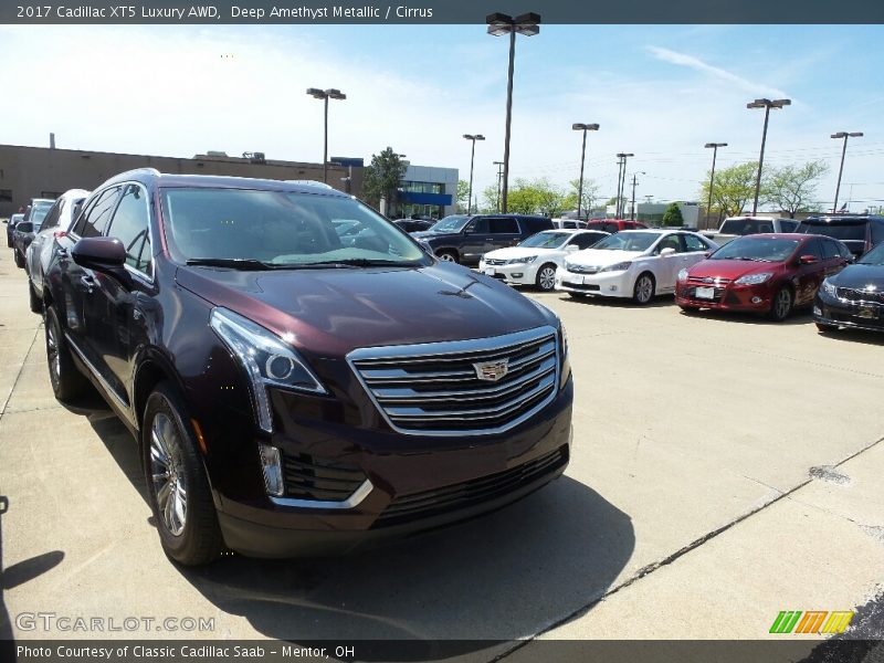Deep Amethyst Metallic / Cirrus 2017 Cadillac XT5 Luxury AWD
