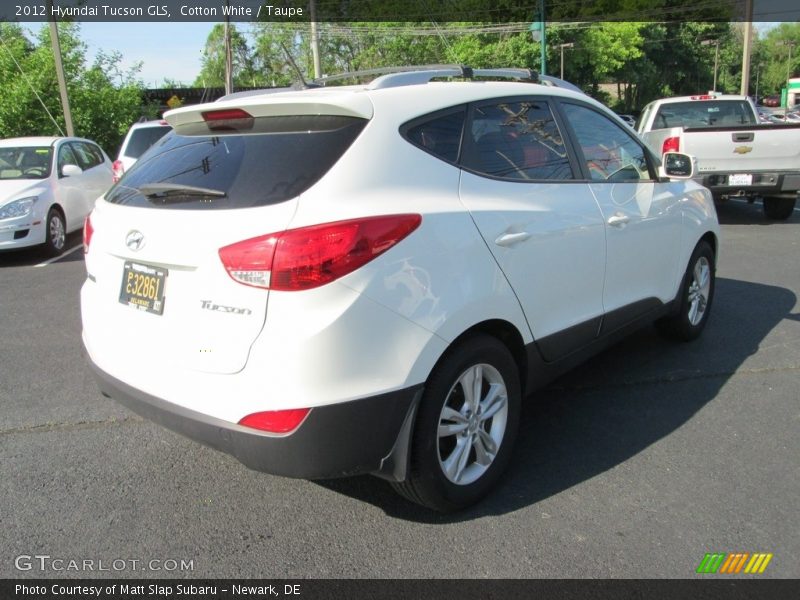 Cotton White / Taupe 2012 Hyundai Tucson GLS