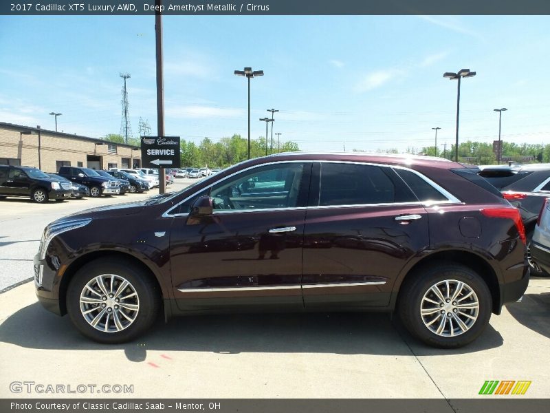 Deep Amethyst Metallic / Cirrus 2017 Cadillac XT5 Luxury AWD