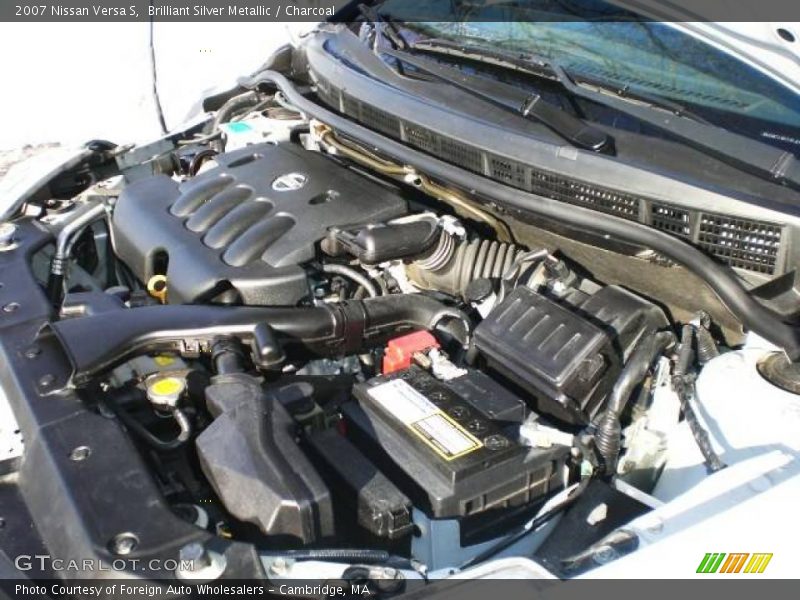 Brilliant Silver Metallic / Charcoal 2007 Nissan Versa S