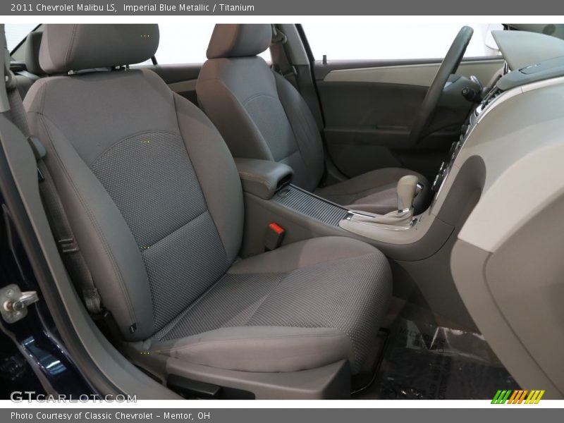 Imperial Blue Metallic / Titanium 2011 Chevrolet Malibu LS