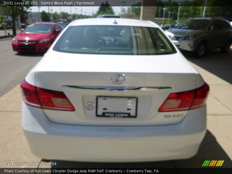 Starfire White Pearl / Parchment 2012 Lexus ES 350