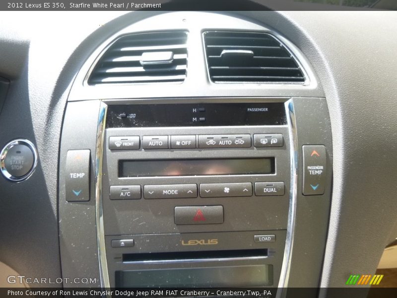 Starfire White Pearl / Parchment 2012 Lexus ES 350