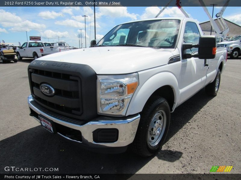 Oxford White / Steel 2012 Ford F250 Super Duty XL Regular Cab